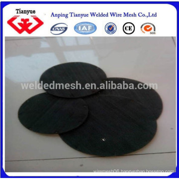 black wire filter disc